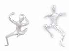 TEC1270 Climbing Man Ear Cuff 925 Sterling Silver Wholesale