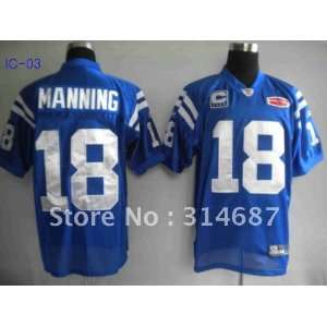 whole indianapolis colts 18# peyton manning jersey rugby jerseys 100 