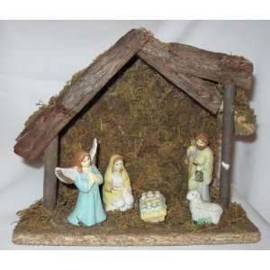 Ceramic Figures Nativity Set 