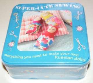 SUPER CUTE SEWING KIT   Make Your own Russian Dolls  