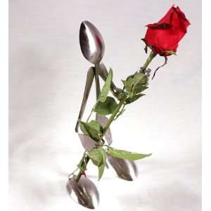  Forked Up Art   Roses are Red   Spoon   Unique Gift 