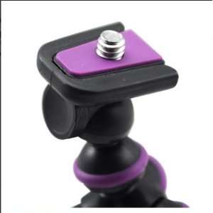   Cup Flexible Monopod Stand For Camera DV GPS (Purple)