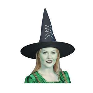  Pams Black Lace Up Witch Hat Toys & Games