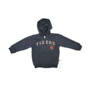   Toddler Pure Heritage Zip Front Hood by Majestic Athletic   Navy 4T