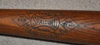 1920s Spalding Sam Hale Baseball Bat Philadelphia As Detroit Tigers 