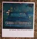 1964 Plymouth Valiant Sales Brochure Catal