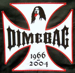 Dimebag Darrell Tribute Maltese Cross Patch   Limited  