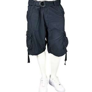  Chambray Cargo Shorts Navy Blue. Size 44 Sports 