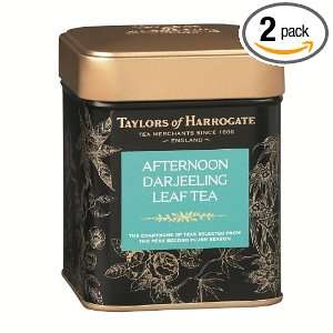 Taylors of Harrogate Afternoon Darjeeling Loose Tea Tins, 4.41 Ounce 