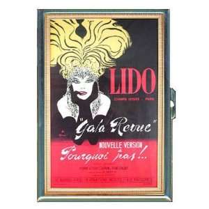 Champs Elysees Paris Revue ID Holder, Cigarette Case or Wallet MADE 