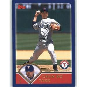  2003 Topps #463 Chan Ho Park   Texas Rangers (Baseball 