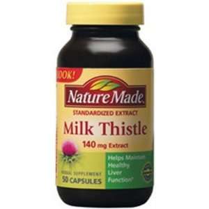     Milk Thistle Std Extract 140mg, 50 Capsules