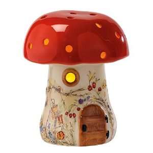    Enchanting Earthenware Ceramic Mushroom Lamp