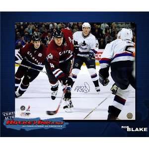  Robert Blake Colorado Avalanche 16 x 20 Autographed/Hand 