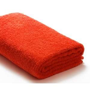  Towel Super Soft   Orange Red   Size 31 x 54  Premium 