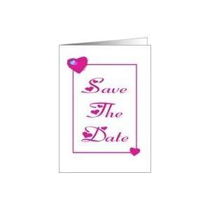  Save The Date Engagement Party Red Hearts Card Health 