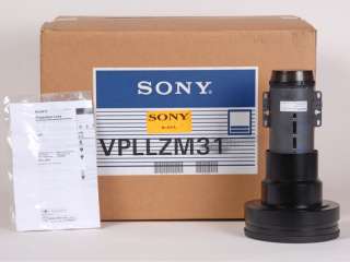 Sony VPLL ZM31 Short Throw Zoom Lens VW10HT, PX31, FX52  
