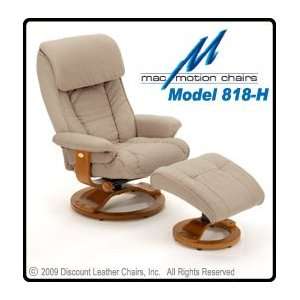   MacMotion Model #818H Microfiber Recliner and Ottoman