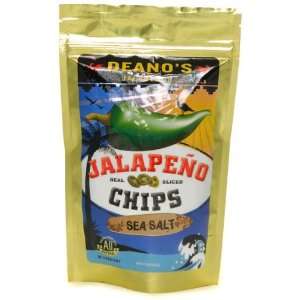 Deanos Sea Salt Jalapeno Chips, 2.25oz.  Grocery 