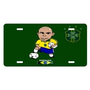  Ronaldo in Brazil License Plate Sign 6 x 12 New 
