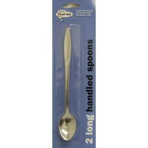 Chef Aid Pack Of 2 Long Handled Spoons 