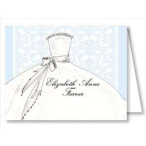  Blue Bride Note Cards