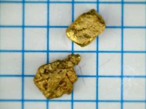Gold Nuggets from Yukon, Alaska 5.48 Grain  