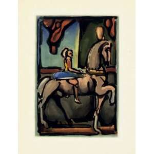   Oil Reproduction   Georges Rouault   32 x 42 inches  