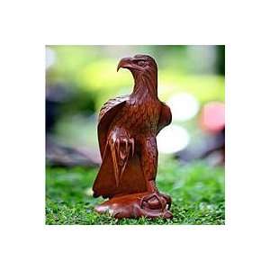  NOVICA Wood sculpture, Eagle Rules the Sky