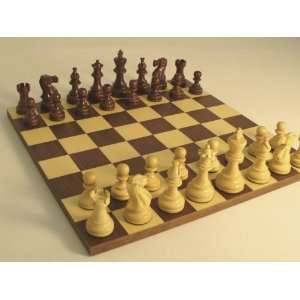  Chess Set Rosewood Classic Style Chessmen, Double 
