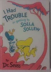 HAD TROUBLE IN GETTING TO SOLLA SOLLEW 1965 1ST ED/1ST PRT/ w1ST D/J 