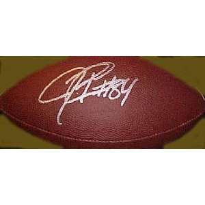  Jerry Porter Autographed Football