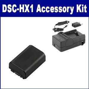 Sony DSC HX1 Digital Camera Accessory Kit includes SDM 