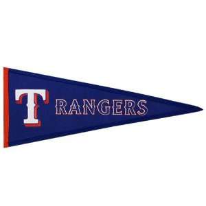  Texas Rangers Medium Sized Wool Traditions Pennant Sports 