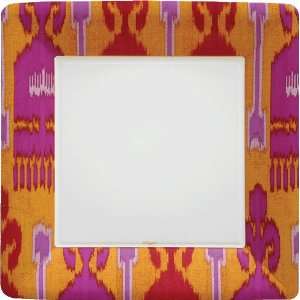  Ikat Saffron 7 inch Square Plates