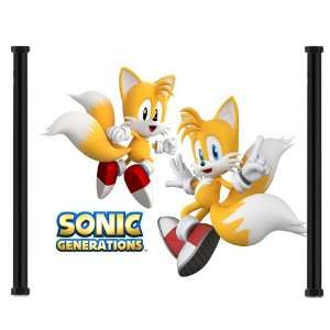  Sonic Generations Game Fabric Wall Scroll Poster (22x16 