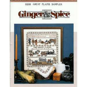   Plains Sampler (#9205) Counted Cross Stitch Ginger & Spice Books