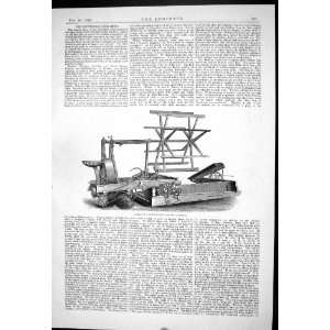  Engineering 1880 Samuelson Sheaf Binding Reaping Machine 