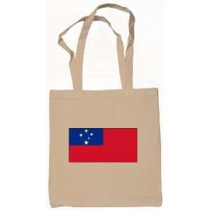  Samoa Samoan Flag Tote Bag Natural 