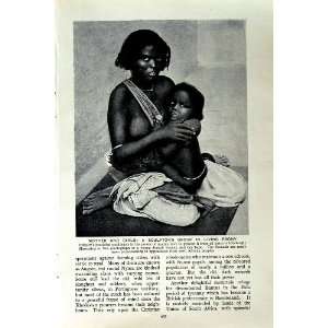  c1920 MOTHER CHILD SOMALIS AFRICA HABR WAL ZAILA TRIBE 