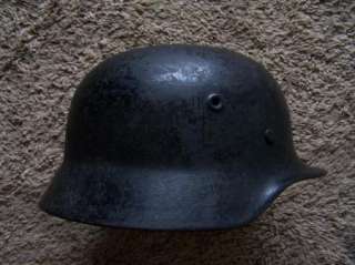 Original WWII German Helmet w/Decal  