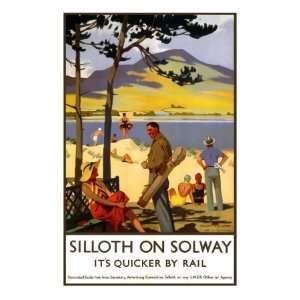 Silloth on Solway Giclee Poster Print by Henry George Gawthorn, 24x32