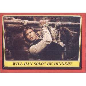   of the Jedi Series 1 #87 Will Han Solo be Dinner 