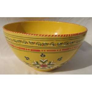   Ceramique 12 Inch Deep Salad Bowl, Solena Design