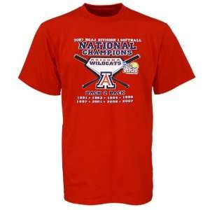   Womens College World Series National Softball Champions Red T shirt