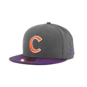 Clemson Tigers New Era 59FIFTY NCAA 2 Tone Graphite and Team Color Hat