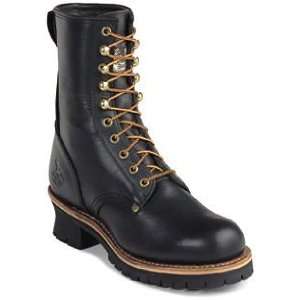  8 Black Logger Boots Size 13 