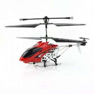   Channel Infrared Mini Metal RC Helicopter Light Red 