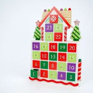 Christmas Candy Sweets and Glitter Advent Calendar Gingerbread House 