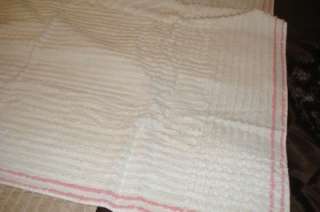 Vintage Chenille Duck W/ Cart Blanket Fabric  